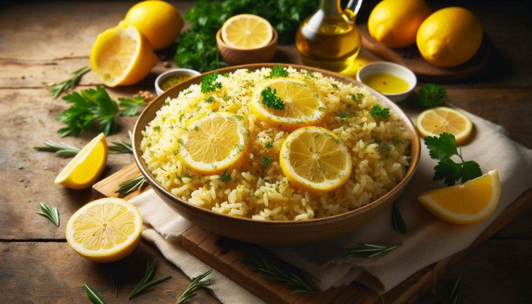 Irresistible Greek Lemon Rice A Flavor-Packed Mediterranean Rice Recipe