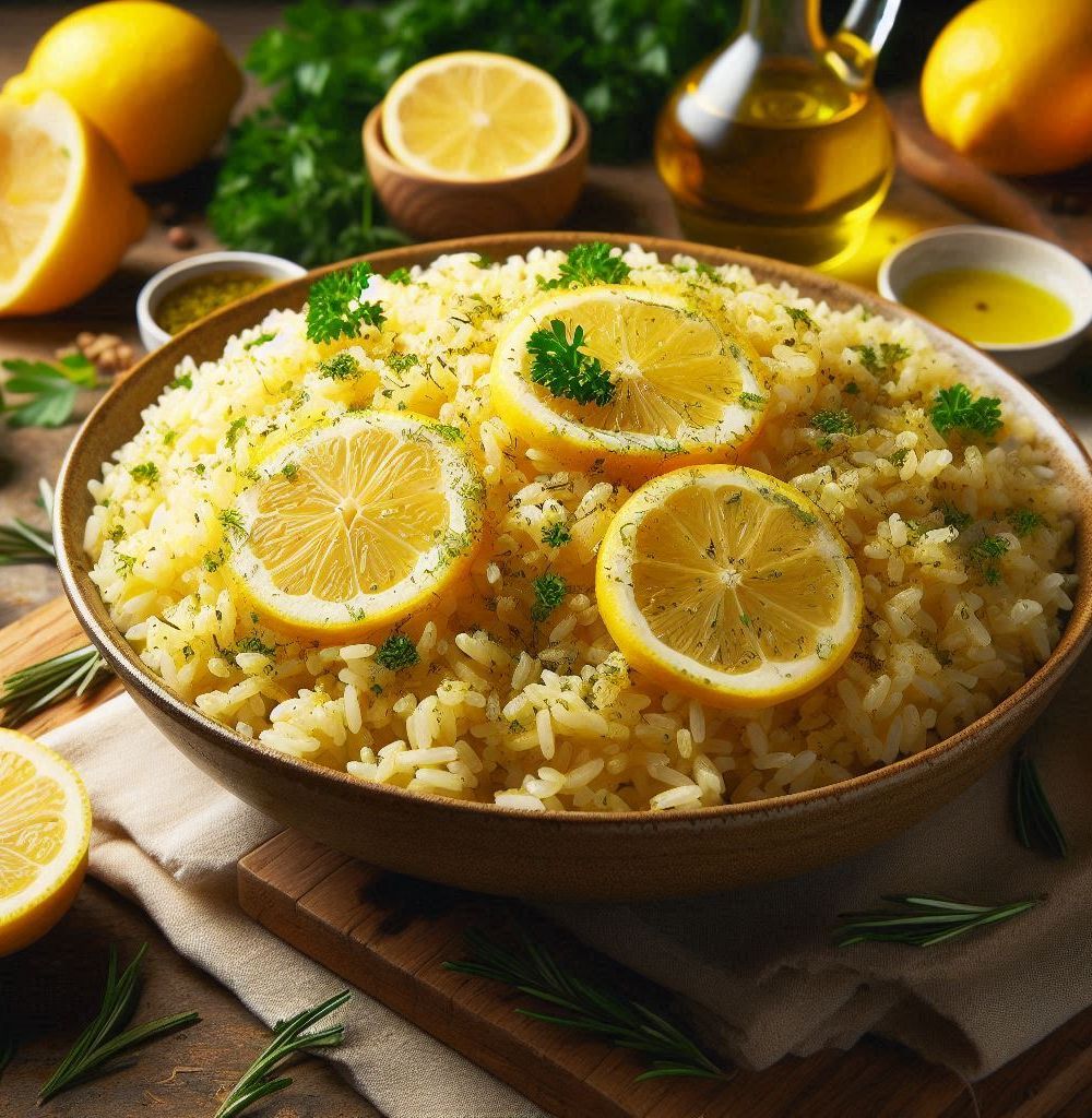 Irresistible Greek Lemon Rice A Flavor-Packed Mediterranean Rice Recipe