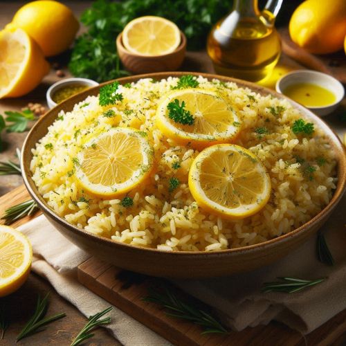 Irresistible Greek Lemon Rice A Flavor-Packed Mediterranean Rice Recipe