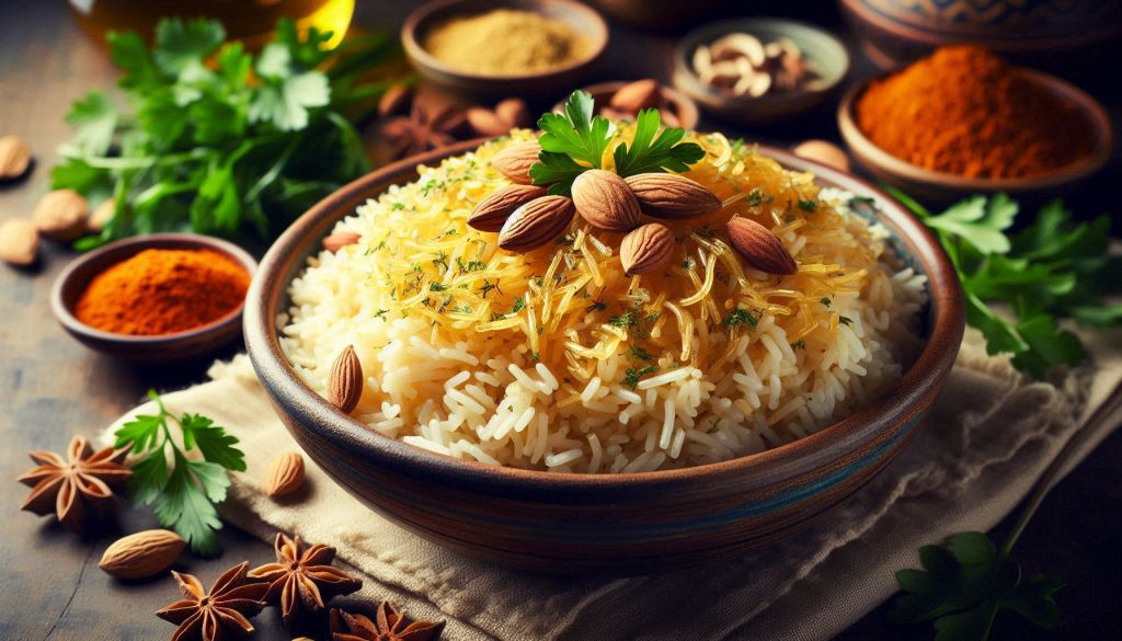 Lebanese Rice Pilaf with Vermicelli