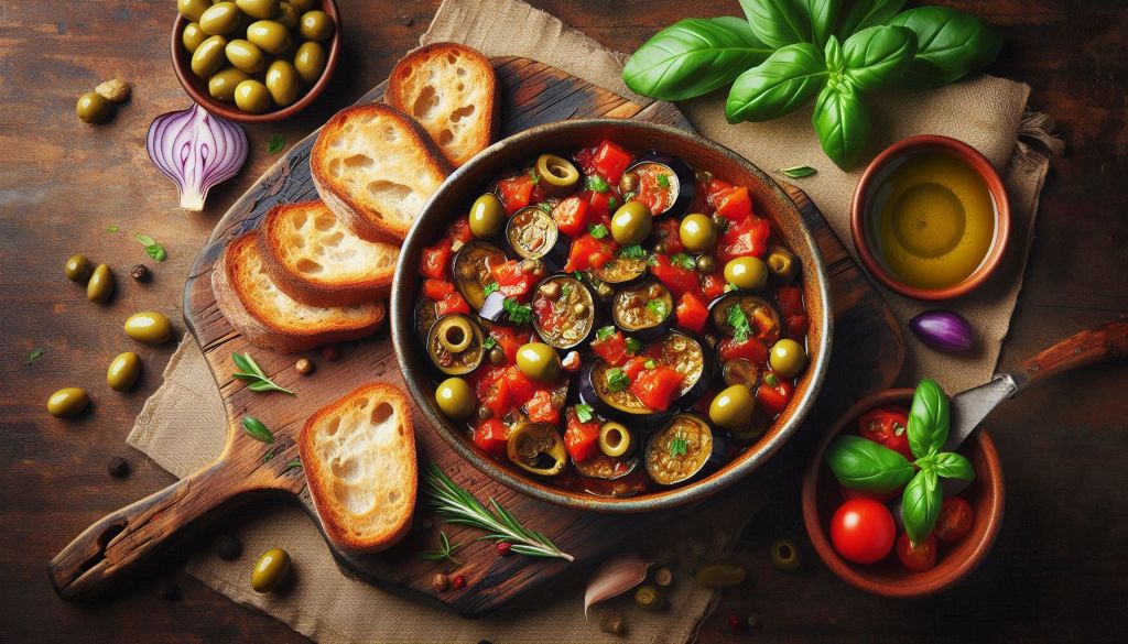 Mediterranean Eggplant Caponata Recipe