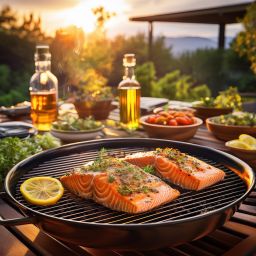 Mediterranean Salmon Recipes: How to Prepare Grilled Lemon Garlic Salmon