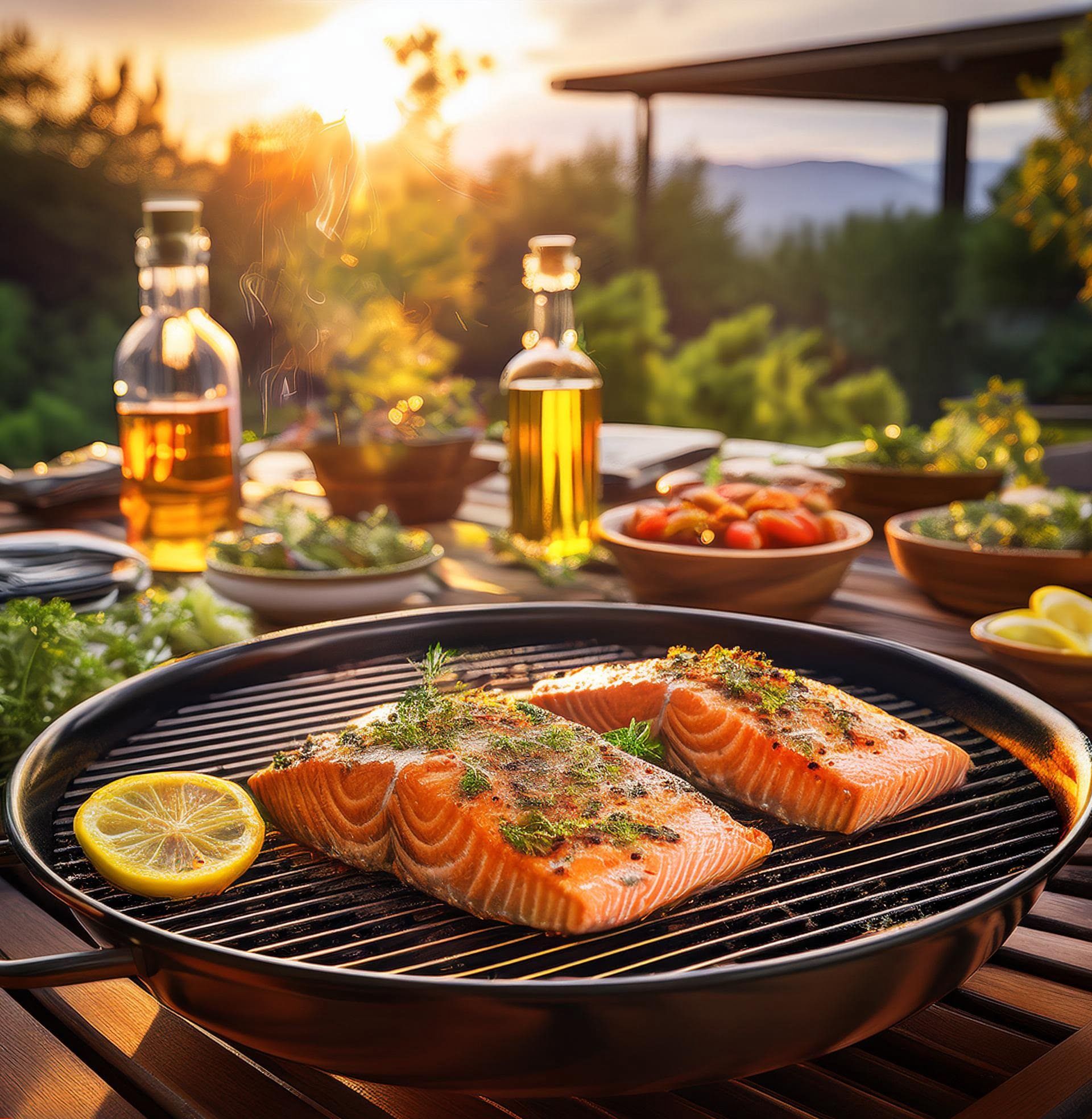 Mediterranean Salmon Recipes: How to Prepare Grilled Lemon Garlic Salmon