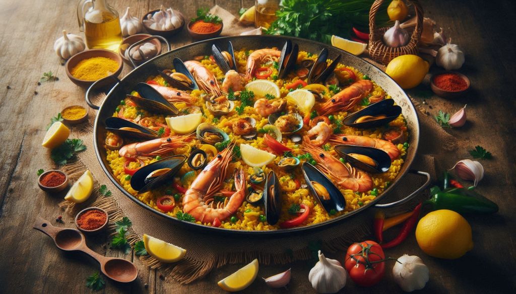 Spanish Paella A Traditional Mediterranean Rice Recipe